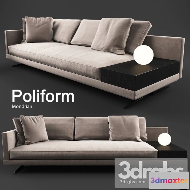965452 - Poliform Mondrian Sofa 01