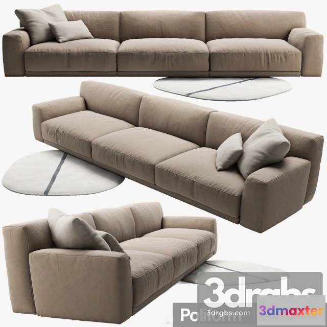 965466 - Poliform Paris Seoul Sofa 01