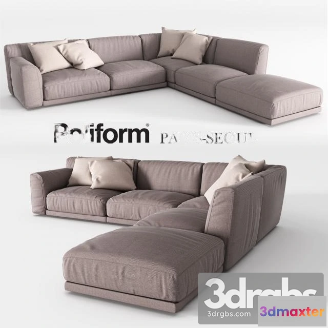 965468 - Poliform Paris Seoul Sofa 02