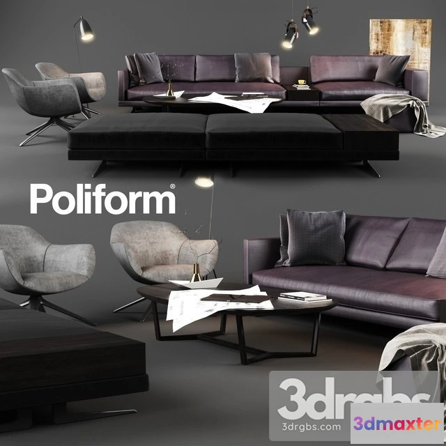 965500 - Poliform Sofa Set 01