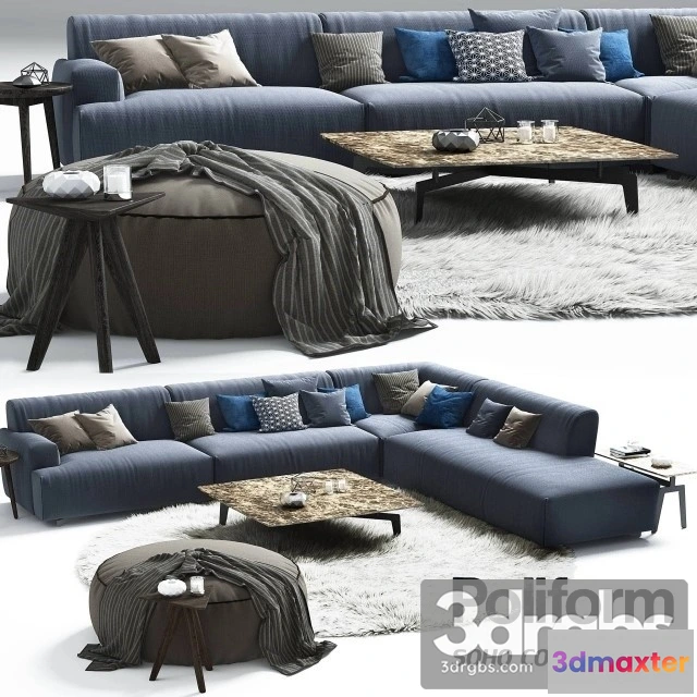 965508 - Poliform Soho Corner Sofa