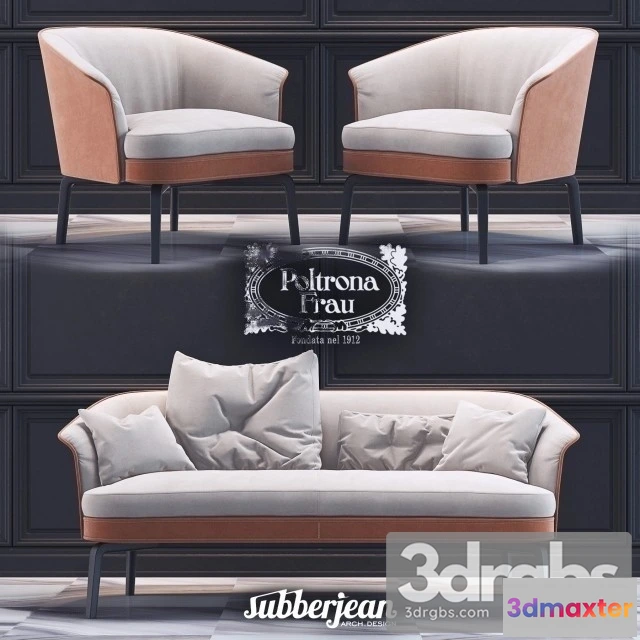 965566 - Poltrona Frau Nivola Set