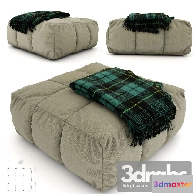 965602 - Pouf and Plaid