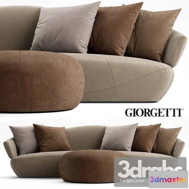 965606 - Pouf Giorgetti Solemy Idae Sofa