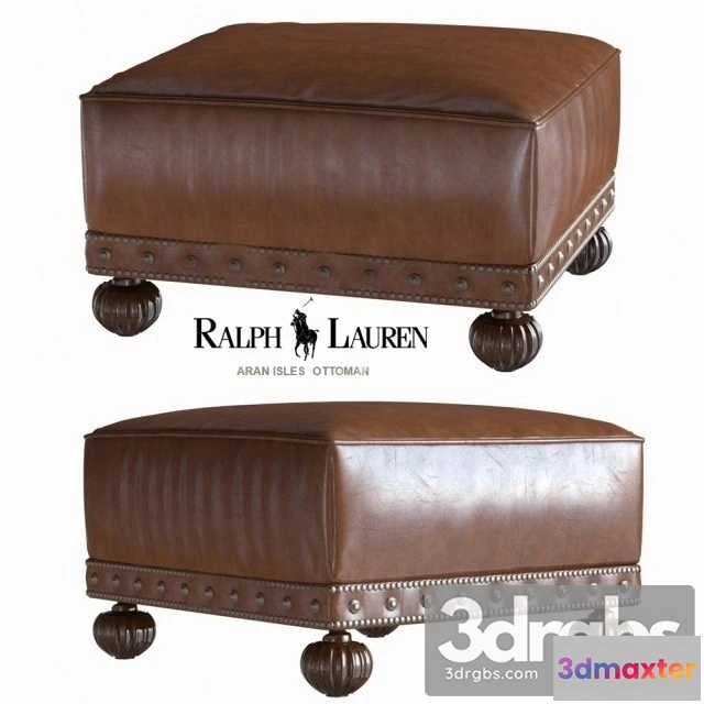 965666 - Ralph Lauren Aran Isles Ottoman 01