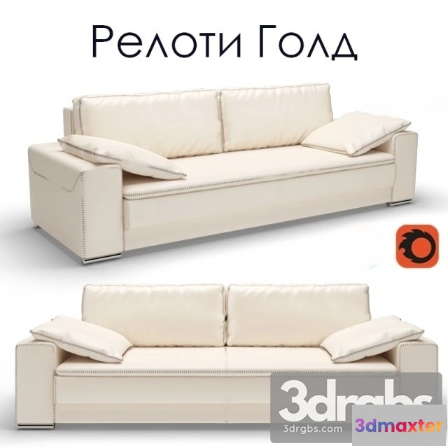 965704 - Reloti Gold Sofa 01