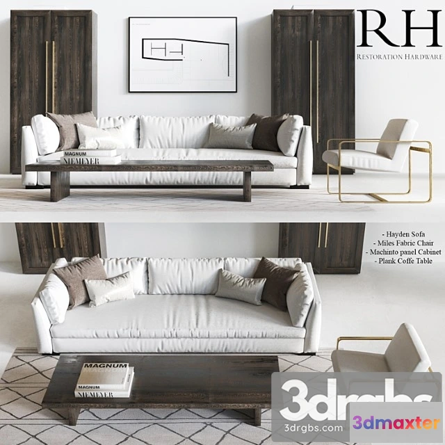 965756 - Restoration hardware modern 3