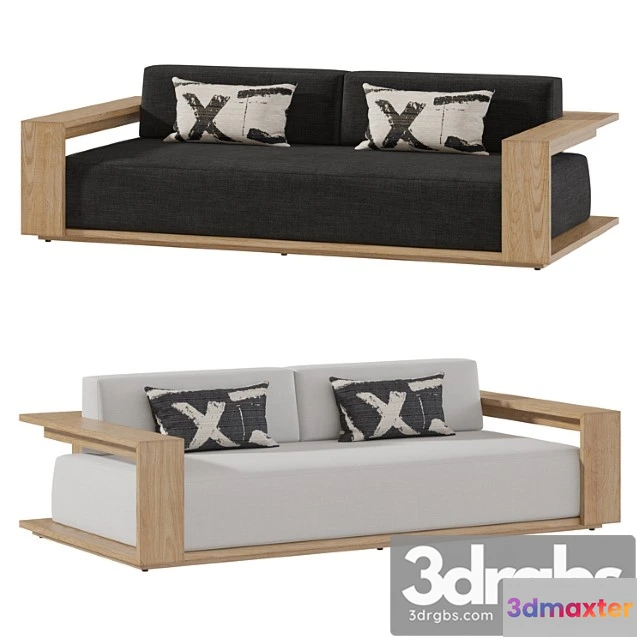 965776 - RH Bahia Sofa Natural Teak Size 2150