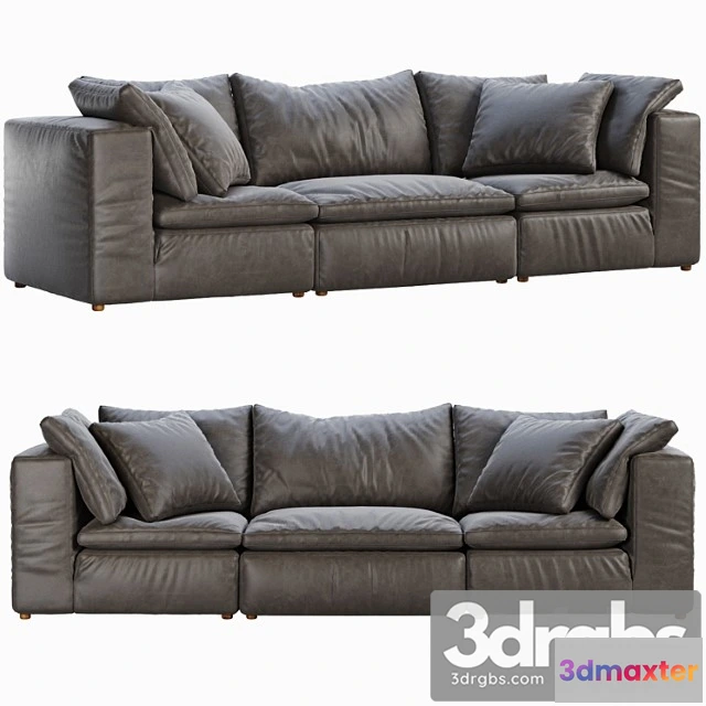 965780 - Rh cloud modular leather sofa 2