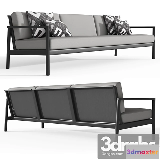 965796 - Rh Marino Aluminu Sofa 96