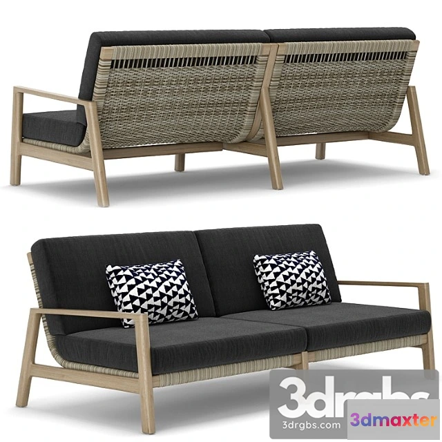 965814 - Rh outdoor mesa teak sofa 2
