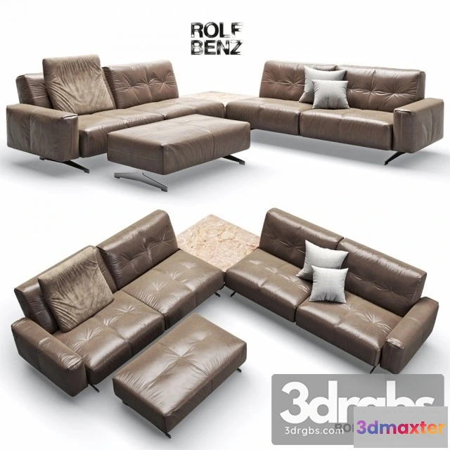965948 - Rolf Benz Leather Sofa