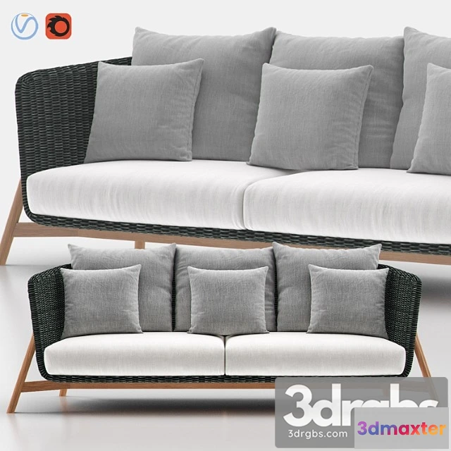 965984 - Round Sofa 3 Point