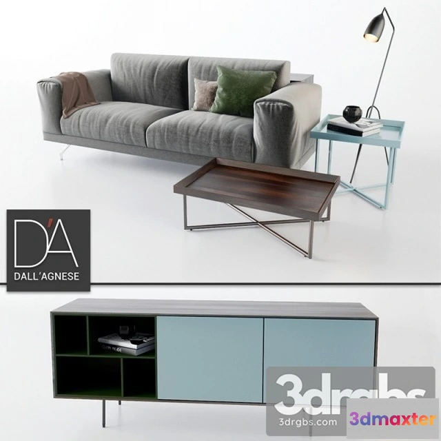 966164 - Set Dallagnese Sofa 01