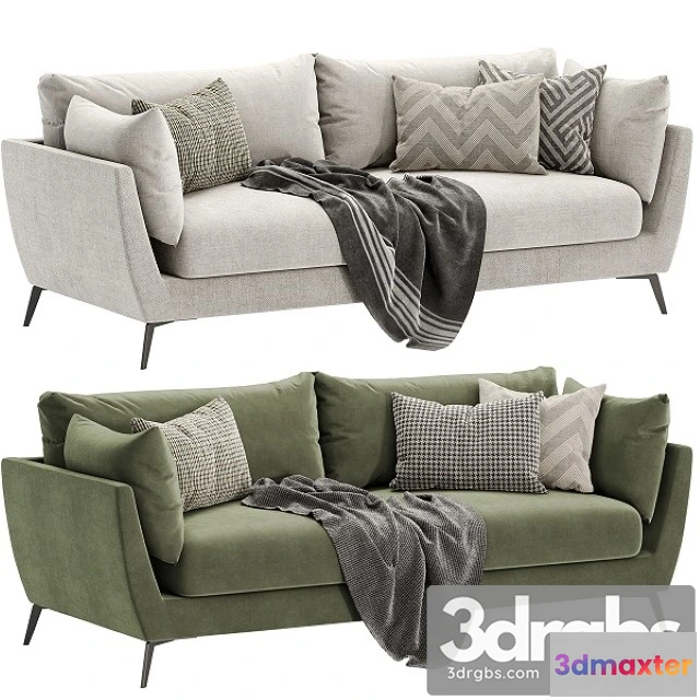 966250 - Skyler 3 Seater Fabric Sofa