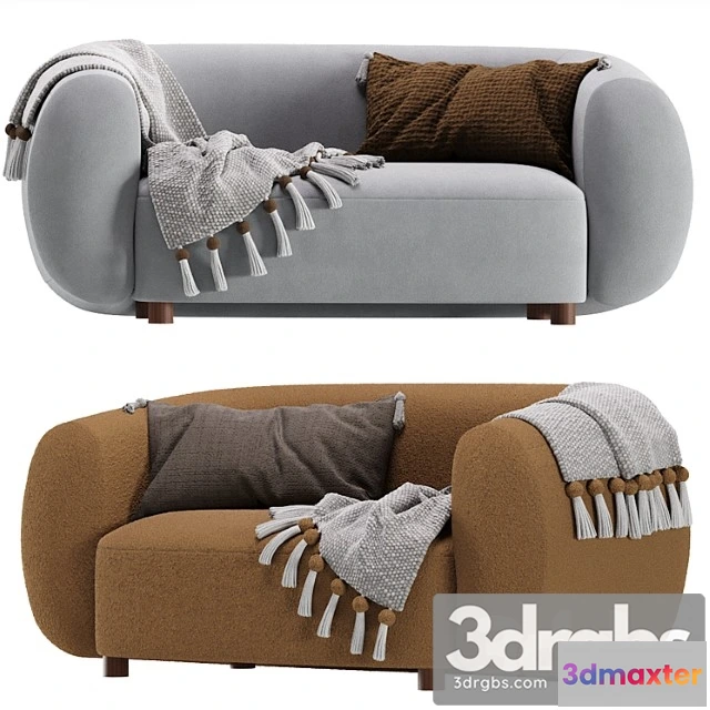 966774 - Sofa Londi Cozy Ivory Divan Ru Divan Londi