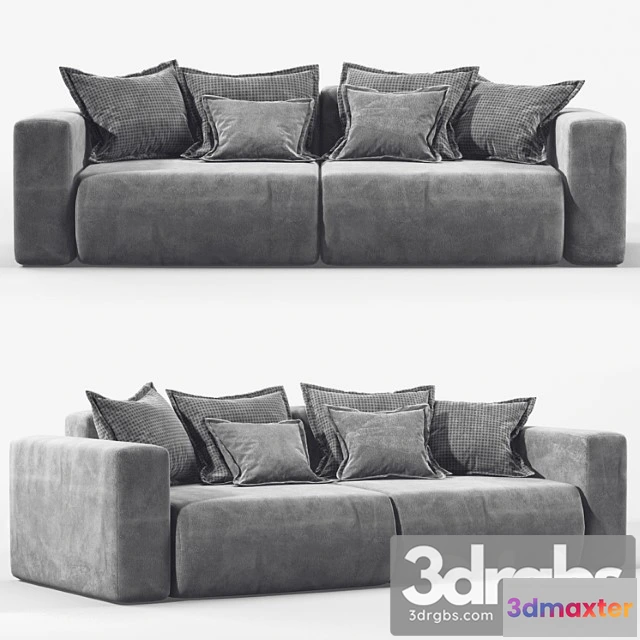 966866 - Sofa moon007 low poly 2