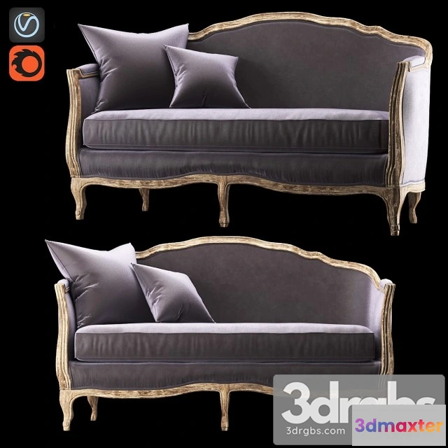 966930 - Sofa Ondine Salon Bench