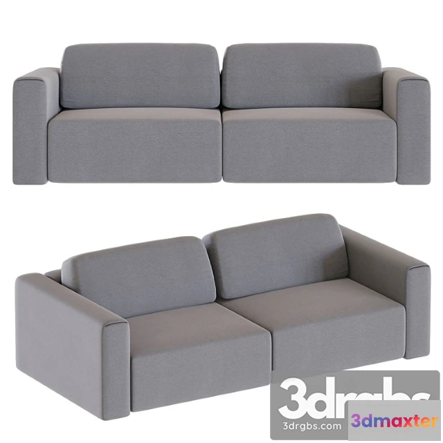 967024 - Sofa santo textile gray 2