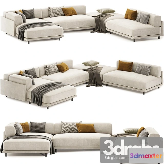 967238 - Sunday J Sectional Sofa With Chaise 1
