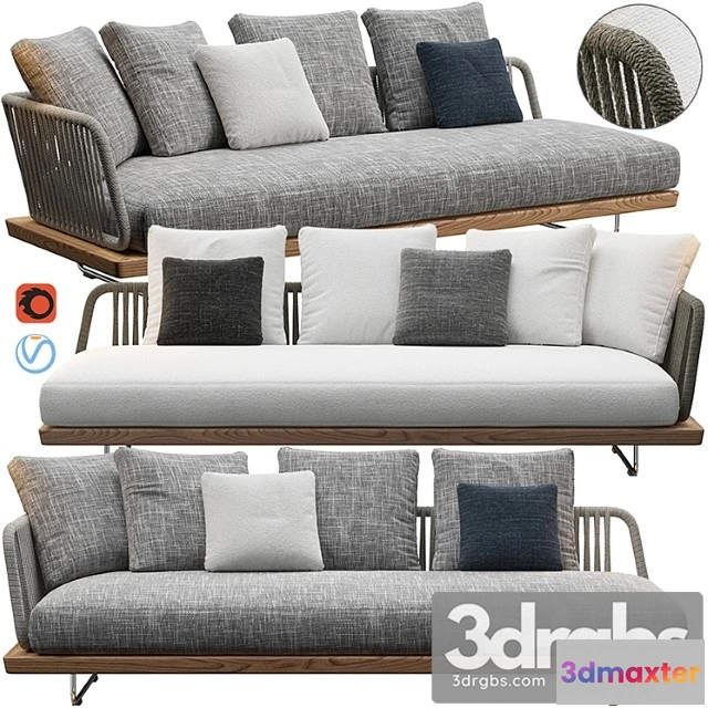 967248 - Sunray sofa minotti outdoor 3