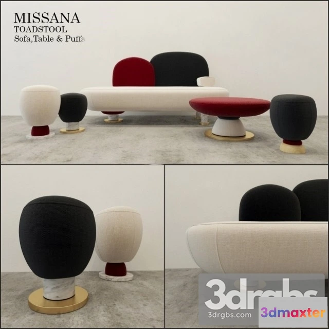 967452 - Toadstool Missana Sofa 01