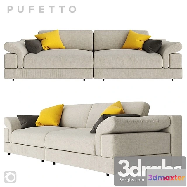 967512 - Triple sofa pufetto claudia. 2
