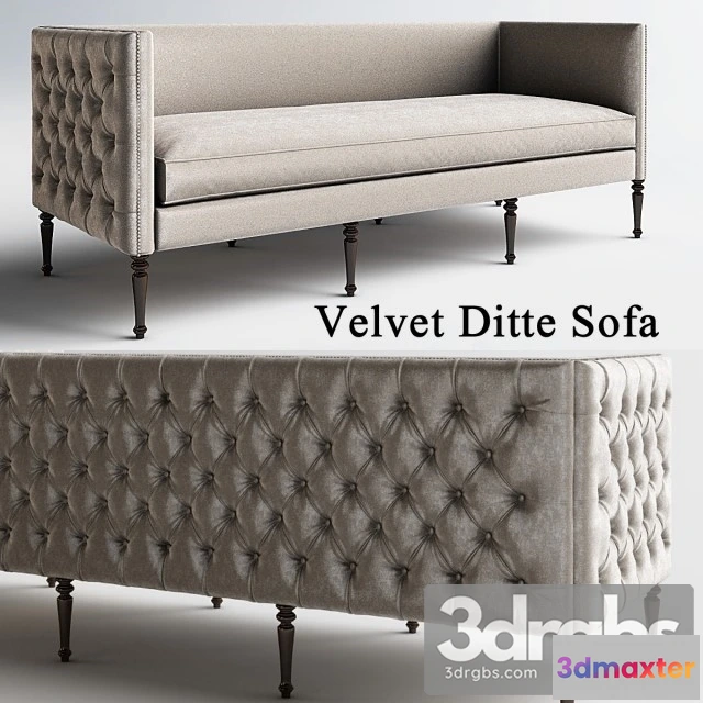 967612 - Velvet Ditte Sofa 01