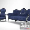 967648 - Victorian Classic Sofa Chair 02