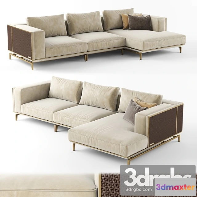967682 - Visionnaire backstage sofa with chaise longue 2