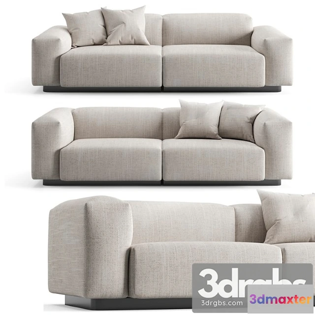 967712 - Vitra soft modular 2 seat sofa 2