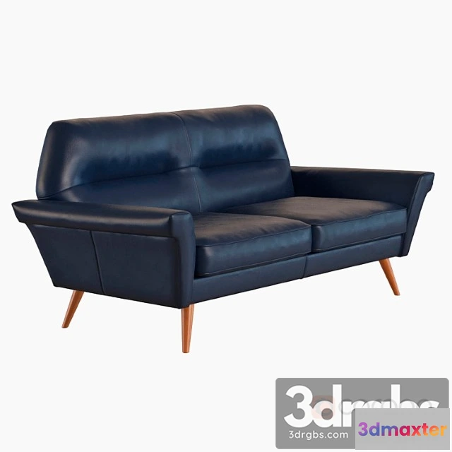 967786 - West Elm Denmark Leather Loveseat