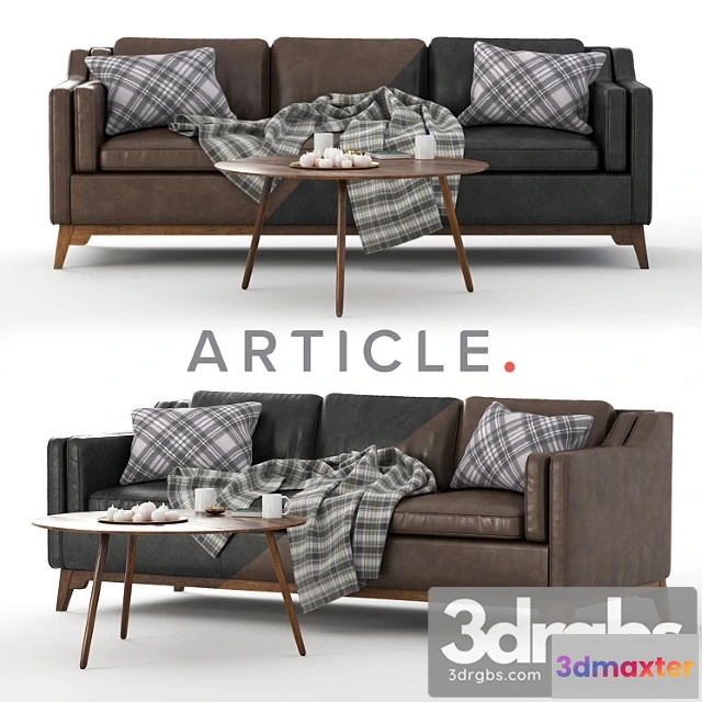 967856 - Worthington sofa & coffe table amoeba 2