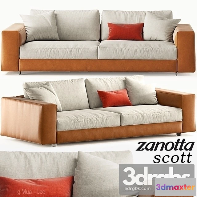 967900 - Zanotta Scott Sofa