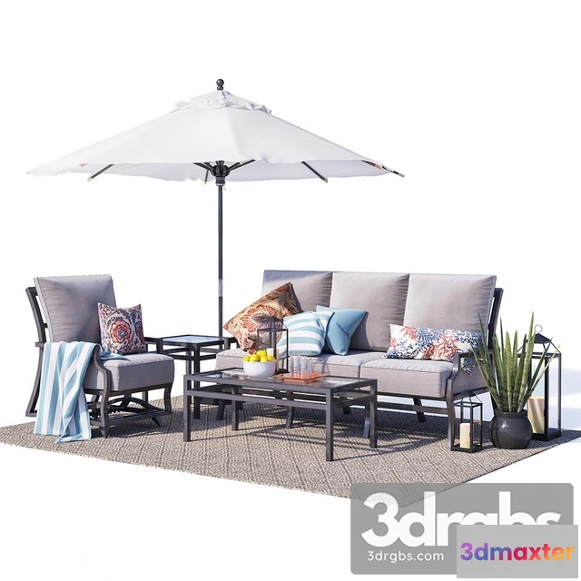 967924 - Сanyon Metal Spring Furniture Set