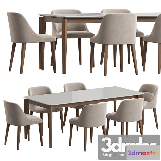 1037576 - Angel cerda nogal radice dining set