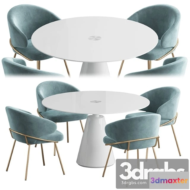 1037656 - Boconcept madrid table kinley chair
