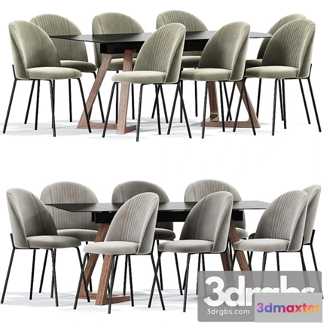 1037748 - Cloyd dining chair table