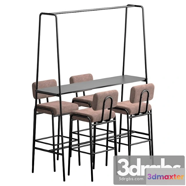 1037764 - Cosmo bar stool and table 2