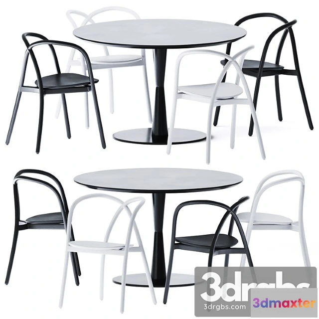 1037970 - Dining table flute by poliform