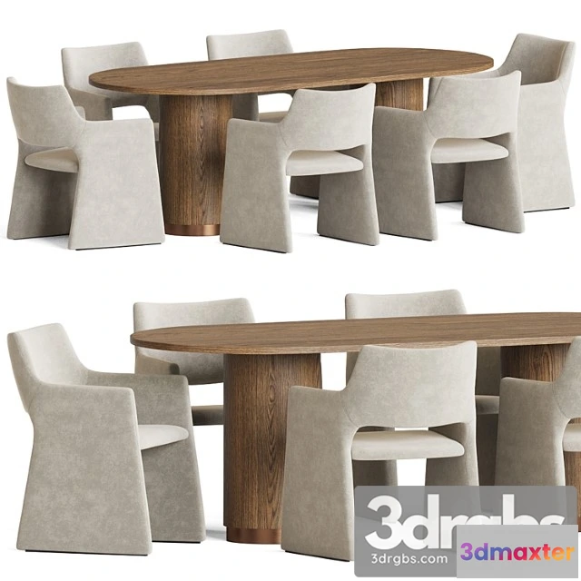 1038110 - Foley chair campbell table dining set