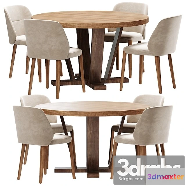 1038520 - Potocco concha aura dining set