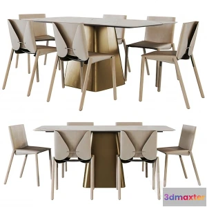 1220680 - Dining Table Set - 3D - 004