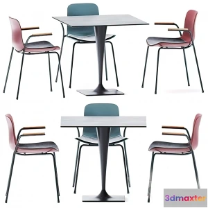 1220694 - Dining Table Set - 3D - 011