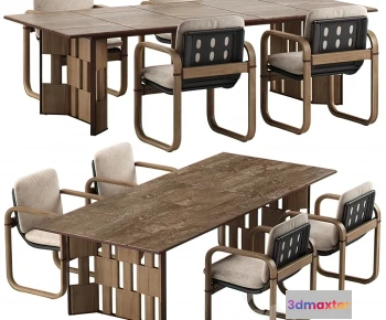 1220704 - Dining Table Set - 3D - 016