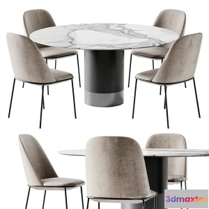 1220710 - Dining Table Set - 3D - 019