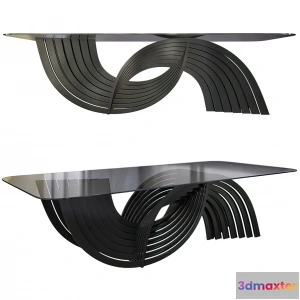 1220718 - Dining Table Set - 3D - 023
