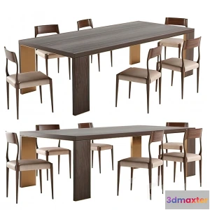1220732 - Dining Table Set - 3D - 030