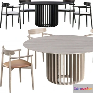 1220748 - Dining Table Set - 3D - 038