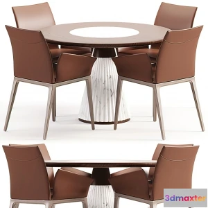 1220762 - Dining Table Set - 3D - 045